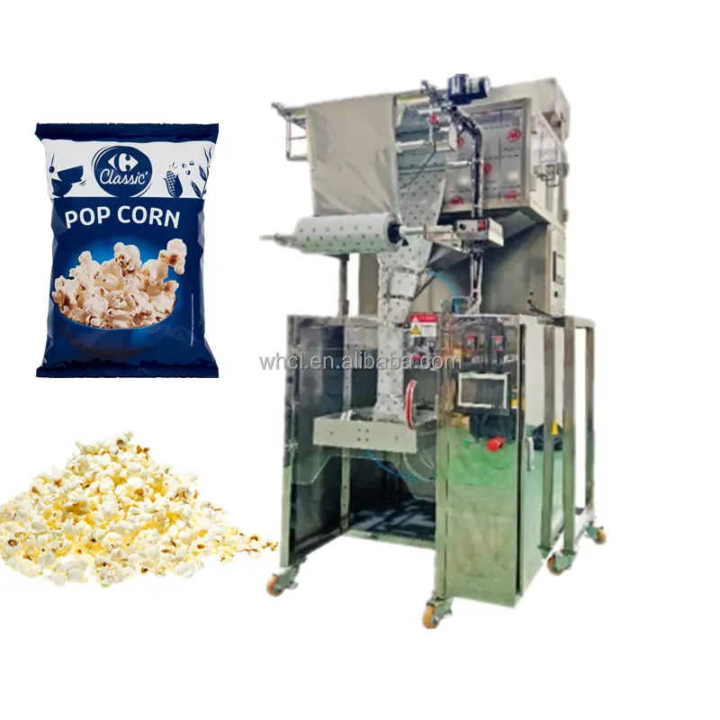 20g 50g 75g sacchetto di cibo soffiato automatico snack sacchetto di Popcorn sacchetto di pesatura bustina macchina imballatrice prezzo