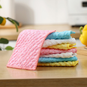 Chiffons à vaisselle en microfibre à motif ananas, super absorbants et anti-adhérents, serviettes de cuisine pour laver la vaisselle, les éviers et les comptoirs - Product Image 6