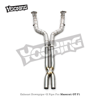 Tuyau d'échappement droit personnalisé SUS304 X Mid Pipe pour Maserati Gran Turismo/GT 4.2L/4.7L 2008-2023 Système d'échappement à flux libre haute performance