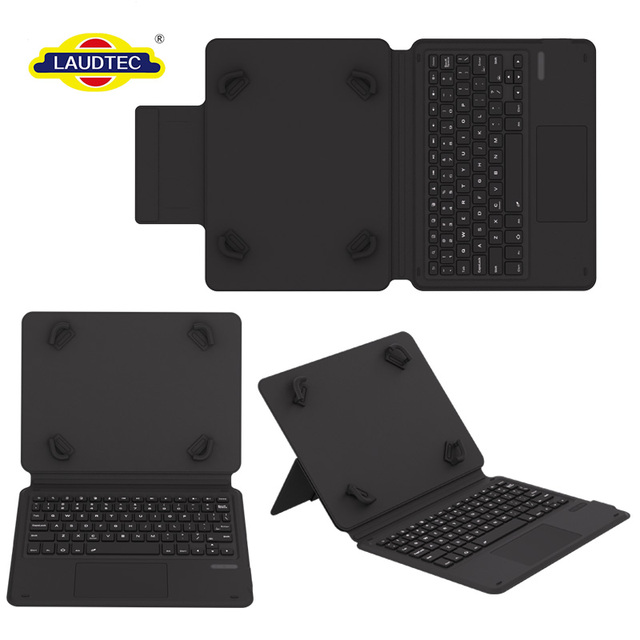 For Universal 11 Inch Tablet Keyboard Case for Pad 5/6 7-Color Backlight PU Leather Folio Cover Pen Slot OEM
