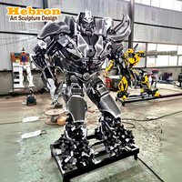 Sculpture Optimus Prime en métal, sculpture de robot en fer, sculpture Transformers, sculpture de robot Megatron