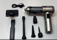 Aspirateur de voiture portable sans fil léger, souffleur d'air sec, filtre HEPA, brosse ABS, moteur rechargeable pour automobile