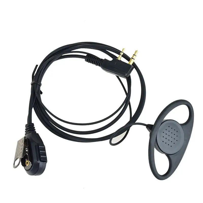 Auriculares PTT con cabeza D tipo K, audífonos de comunicación Tipo G para 888s TK 3107, envío directo