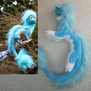 Venta caliente 2022 recién llegados Raya de boca larga y el último gusano Dragón de la película <span class=keywords><strong>laberinto</strong></span> Pascua peluche - Product Image 1