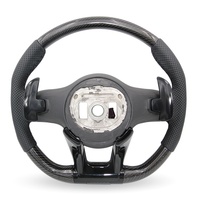 Volant de direction en fibre de carbone noire de luxe pour Mercedes Benz AMG CLS GLS GLE W166 W205 W210 C300