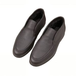 Chaussures en cuir décontractées pour hommes, style italien, à enfiler, pour la marche en toute simplicité. - Product Image 5