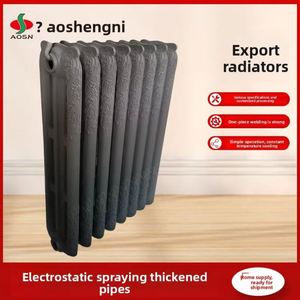 Radiateur en fonte noire pour chauffage domestique, colonne de style rétro pour système de chauffage central, exporté de Chine pour le marché français et russe - Product Image 2
