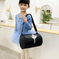 Sac à bandoulière rose grande capacité pour filles, imperméable et tendance, idéal pour la danse, le ballet et la formation en latin pour étudiantes