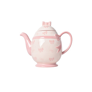 Vente de gros Théières à eau potable à nœud et théières en céramique peintes à la main à motifs personnalisables - Product Image 1