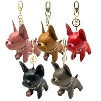 FAIBLE QUANTITÉ MINIMALE DE COMMANDE personnalisé mignon brun noir pu ours en peluche porte-clés jouet pas cher main souple en cuir pu ours