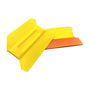 Car Wrap <b>Squeegee</b> Yellow Deerskin Magnet Soft Edge For Window Tinting Film Application - Product Image 3