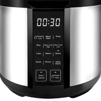 1000W Multi Cooking Intelligent LED Display Cuisson rapide et économie d'énergie Minuterie préréglée intelligente Autocuiseur électrique