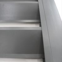 Fenêtre à persiennes thermiques, fenêtre à persiennes fixes, cadre en aluminium