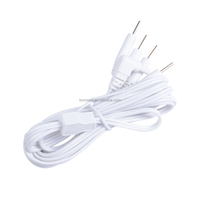 Câble d'électrode d'électrothérapie TENS/EMS personnalisé Konmed KM717 (1,5 m) de type désinfectant à l'ozone, pour utilisation avec des appareils médicaux de classe I