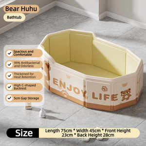 NOUVEAU 2026 YX HOT <span class=keywords><strong>Baignoire</strong></span> pliable en PVC pour enfants et bébés avec accessoires - Product Image 3