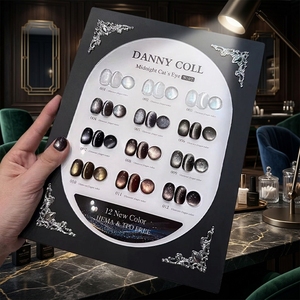 Vernis à ongles gel magnétique effet œil de chat HEMA TPO Free 15ml UV LED Soak Off Super Sparkle Multi Chrome pour salon de manucure - Product Image 2