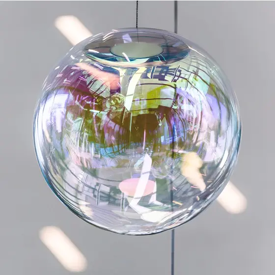 Modern Globe Ball Glass Lighting Chandelier Covers Sphere Shade Ceiling Light Fixture Pendant Glass Lamp Shade