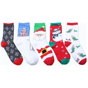 Tubo Calza Custom Calze di natale <span class=keywords><strong>Babbo</strong></span> calzino Box decorazione di natale set calzini - Product Image 4
