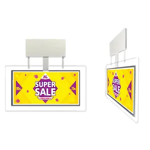 Магазин рекламы цифровой двухсторонний высокой яркости висит ЖК-панель магазин витрина рекламный дисплей