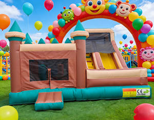 Château gonflable commercial avec toboggan, pour usage professionnel, idéal pour la <span class=keywords><strong>location</strong></span> événementielle - Grande Vente - Product Image 5