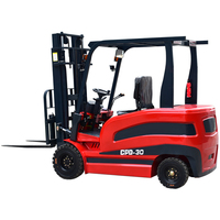 Forklift Listrik Multifungsi Berkualitas Tinggi Baru dengan Baterai Asam Timbal, Penggeser Samping Hidrolik, Ban Solid FS-30 60V180Ah untuk