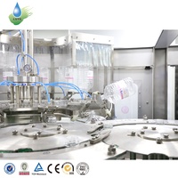 Machine d'embouteillage automatique rotative de type 1-3 gallons 5 litres 10 litres pour bouteilles en plastique, remplissage d'eau potable, ligne de production