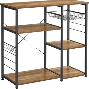 Multi-layer storage <b>rack</b> for home use, floor-standing, multi-functional storage and display <b>rack</b> for <b>kitchens</b>, modern and - Product Image 1