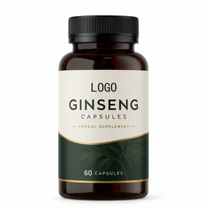 Capsules de Ginseng Panax, Ginkgo Biloba et Maca de haute qualité pour adultes, fibres alimentaires, immunité, métabolisme, 60 capsules - Product Image 1