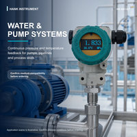 Transmisor de Sensor de Presión y Temperatura Multivariable Hanke HK-801-GT, 24VDC, IP66, para PLC, SCADA, Automatización Industrial Local
