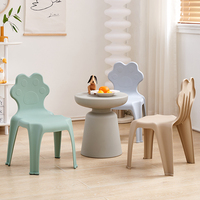Chaise pliable pour enfants en PP écologique, motif griffe de chat, pour bébés et enfants, idéale pour les maternelles et les garderies