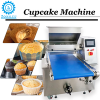 LongYu SV-F400 Nouvelle machine automatique de fabrication de gâteaux de haute capacité, machine à cupcakes, équipement pour usine alimentaire