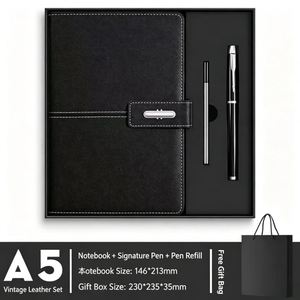 Luxury Business Notebook Pen <b>Gift</b> Kit Custom Logo Cultural Creative Journal for Corporate Employee Reward Client NoteBook Sets - Product Image 5