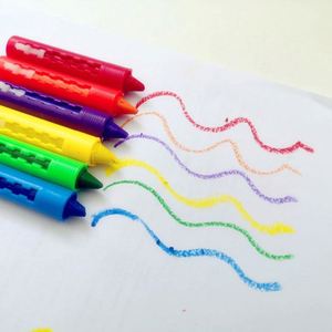 6 Colors Wholesale Bathroom Crayons Washable and Easy to Clean <b>Colored</b> Non-toxic Crayons Suitable for Children Bath Toys - Product Image 3