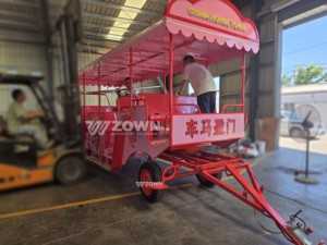 Carroza Eléctrica Turística ZOWN con 2 Años de Garantía para Parques y Atracciones Turísticas - Product Image 6