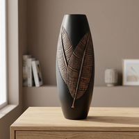 Grands vases de table en aluminium faits à la main pour la décoration de mariages, banquets, jardins et maisons
