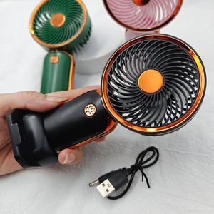 พัดลมมือถือพกพาแบบ USB ขายดี ชาร์จได้ ลมแรง ขนาดเล็ก วัสดุพลาสติก ใช้เป็นอุปกรณ์เสริมความงาม คีมถอนขน ที่ทำความสะอาด - Product Image 2
