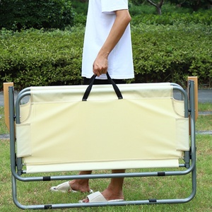 Silla <span class=keywords><strong>Plegable</strong></span> para Acampar al Aire Libre, <span class=keywords><strong>Tumbona</strong></span> Portátil para <span class=keywords><strong>Playa</strong></span>, Silla de Pesca Multifuncional con Respaldo y Cojín, Muebles de Exterior - Product Image 3