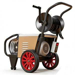 Lavadora de Autos Industrial de Alta Presión con Motor de Inducción Eléctrico y Carrete de Manguera para Limpieza Comercial, Taller Automotriz y Lavado de Autos - Product Image 2