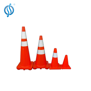 Conos de Seguridad de Tráfico personalizados, Collar reflectante para <span class=keywords><strong>barrera</strong></span> de carretera, PVC duradero, amarillo lima, 29,5 pulgadas - Product Image 5