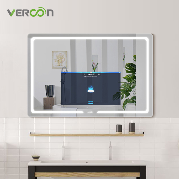 Прямая продажа с китайской фабрики, лидер продаж, зеркальный светильник S40 для ванной, светодиодный умный светильник для Youtube, волшебное зеркало ESPN