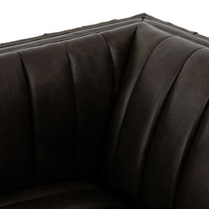 โซฟาหนังห้องนั่งเล่นทันสมัย โซฟาหมุน เก้าอี้โซฟาแบบนั่งเดี่ยว - Product Image 4