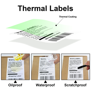 Hot Sale Waterproof A6 Thermal Fanfold <strong>Label</strong> Stack 100x150 Shipping <strong>Address</strong> Waybill <strong>Label</strong> 100mmx150mm Thermal <strong>Sticker</strong> - Product Image 4
