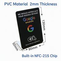 Carte NFC passive en lecture/écriture, personnalisable pour l'e-commerce transfrontalier, avec fonction de rappel de commentaires et de retour d'information instantané