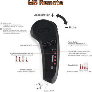 Per Skateboard Elettrico Meepo Campus V3S V5 ER ENVY con Telecomando - Product Image 5
