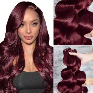 Số lượng lớn bán buôn Việt bó tóc Trinh Nữ lớp biểu bì phù hợp đôi rút ra tóc con người dệt nguyên Remy Trinh Nữ tóc con người bó - Product Image 2