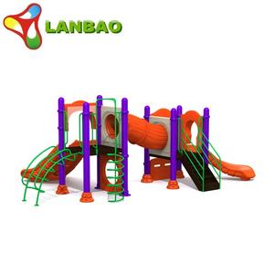 สนามเด็กเล่นพลาสติกพร้อมสไลเดอร์กลางแจ้งอุปกรณ์สำหรับเด็กอนุบาลเชิงพาณิชย์ - Product Image 4