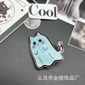 Broches en alliage d'Halloween, crâne de dessin animé, fantôme, bijoux punk pour fête, épingles unisexes en alliage de zinc - Product Image 4