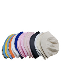 Haute qualité impression personnalisée broderie chapeau plage bleu pêcheur pêche couleur unie Bob bassin adulte casquette seau chapeau