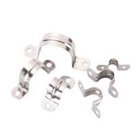 Raccord galvanisé 32-76mm allemand de type U fixation de selle américain en acier inoxydable pince de serrage de tuyau en métal