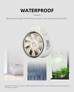 Ventilatore a buon mercato produttore ventilatore per 100/125/150/200/250/315mm dimensione estrattore ventilatore in linea per l'agricoltura idroponica - Product Image 5